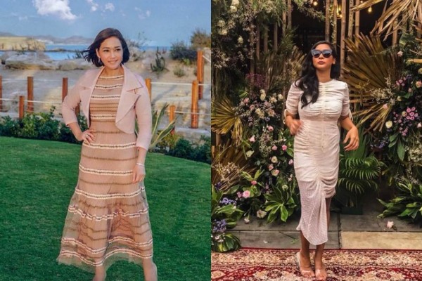 10 Adu Style Maia Estianty Vs Mey Chan, Sama-sama Fashionable!