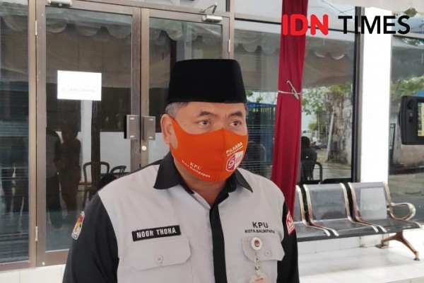 Pilkada Balikpapan, KPU Tetapkan Rahmad - Thohari Jadi Calon Tunggal