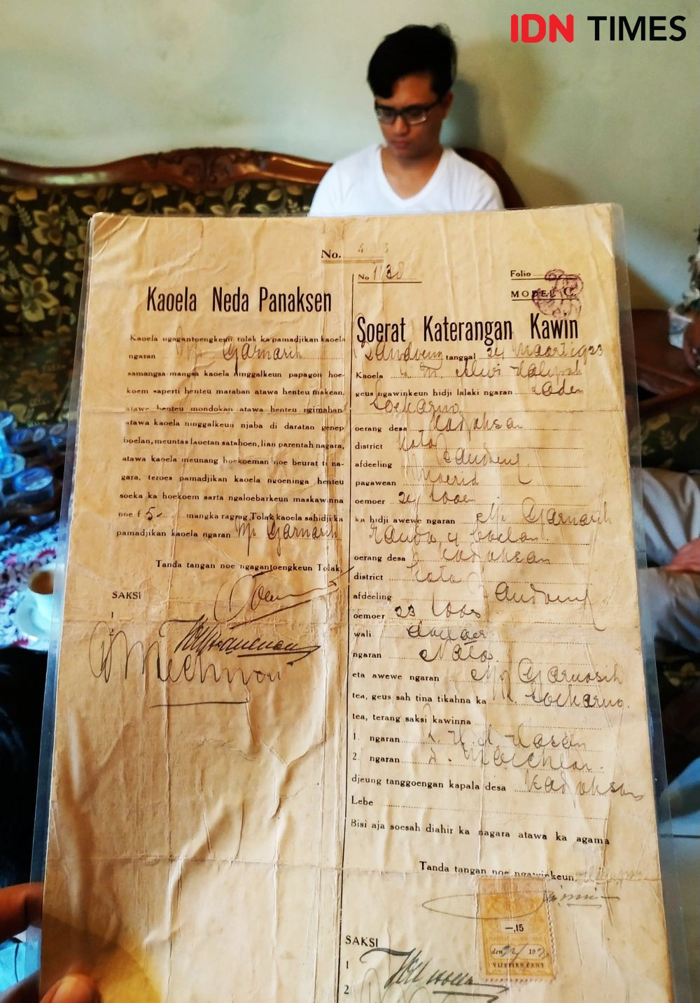 Surat Cerai Soekarno-Inggit Dijual,Walkot Bandung Curiga Itu Cuma Hoax