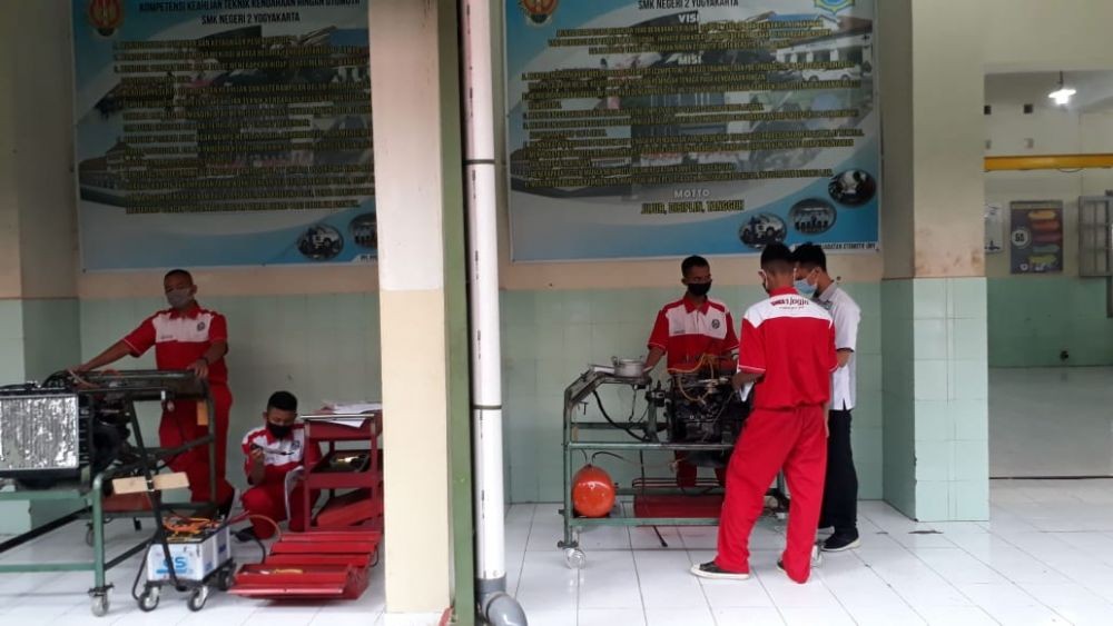Mulai Rabu, SMK N 2 Yogyakarta Mulai Belajar Tatap Muka Terbatas 