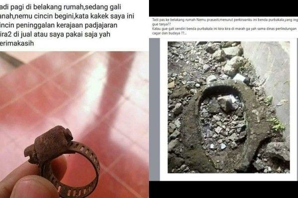 Konyol Banget! 10 Postingan Medsos Netizen Temukan Benda Bersejarah