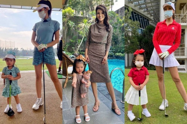 10 Gaya OOTD Kompakan Ibu Anak ala Chef Farah Quinn dan Baby Yaya