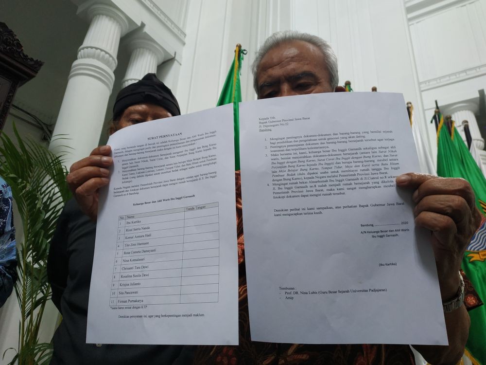 Anak Soekarno-Inggit Bentuk Tim Berikan Surat Cerai ke Pemerintah