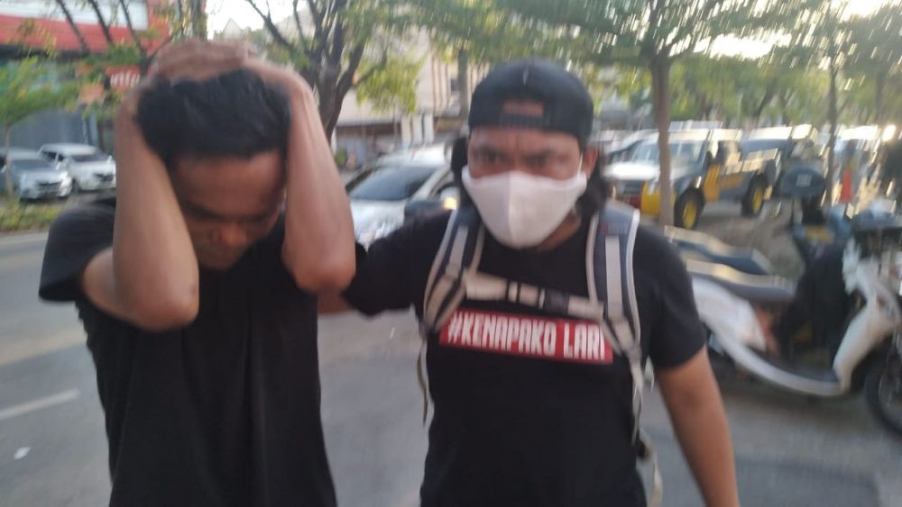 Curi Motor di Makassar, Pria Mengaku ASN Dishub Bone Bonyok Dikeroyok