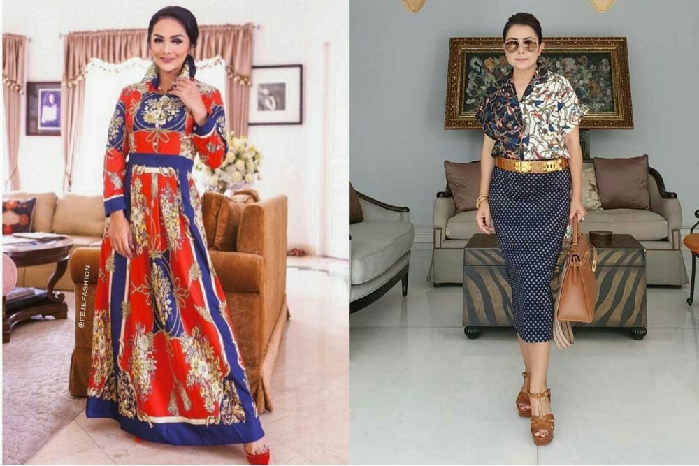 Penyanyi Senior yang Glamor, Ini 9 Adu Gaya Krisdayanti Vs Mayangsari