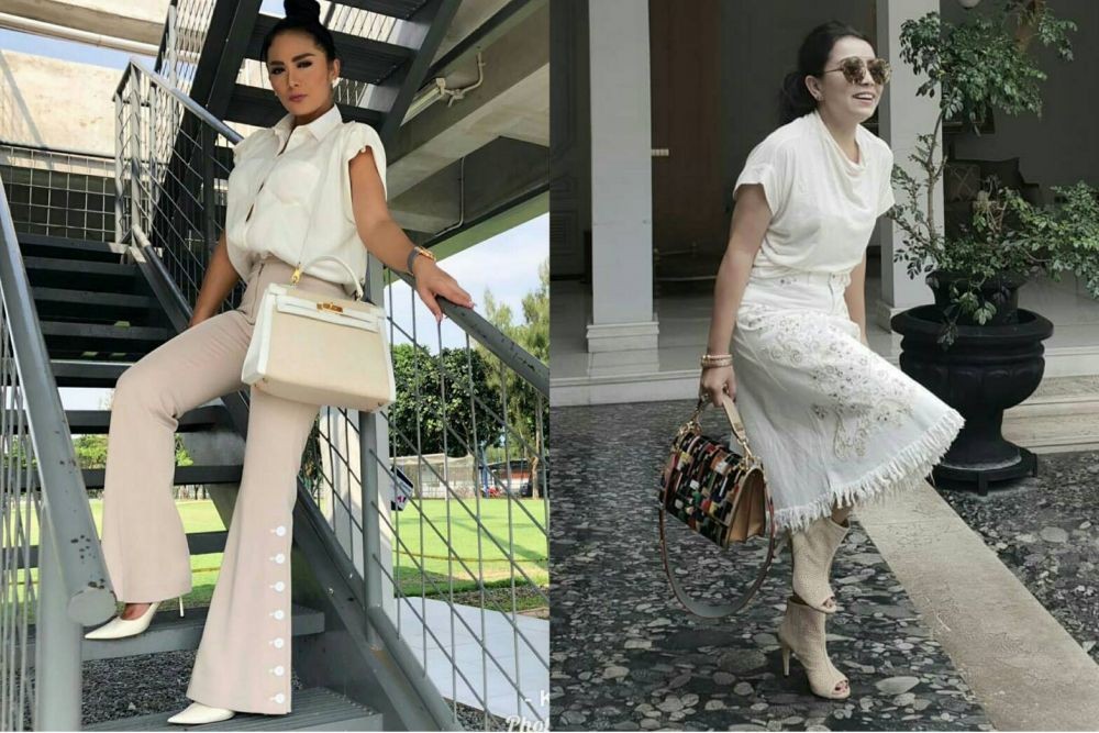 Penyanyi Senior yang Glamor, Ini 9 Adu Gaya Krisdayanti Vs Mayangsari