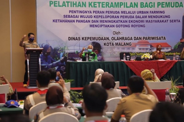 Buka Peluang bagi Pemuda, Pemkot Malang Gelar Pelatihan Urban Farming