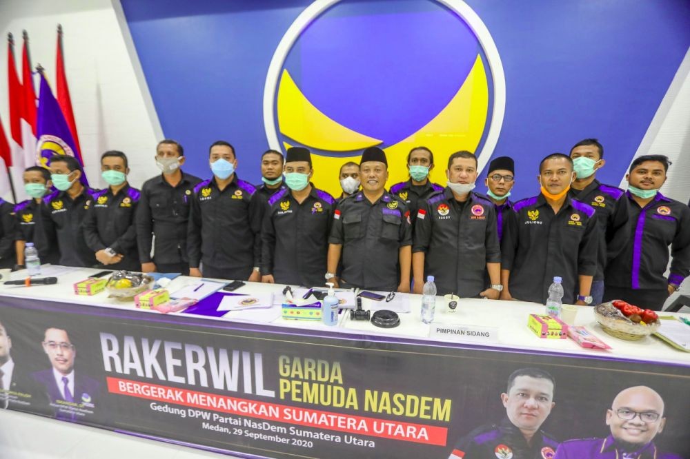 Rakerwil, Garda NasDem Bertekad Menangkan Pilkada di Sumatera Utara