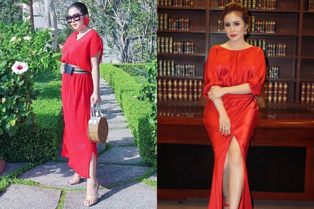 Istri Pengusaha Kaya, 10 Adu Cetar Syahrini Vs Momo 'Geisha'