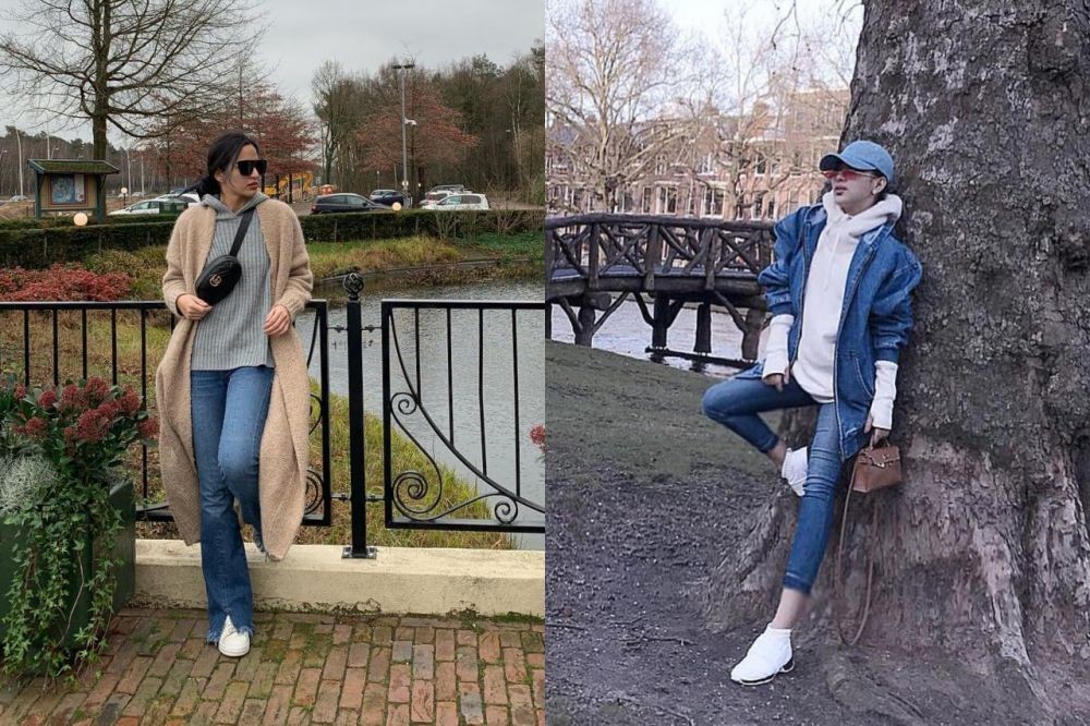 Fashionable, 10 Potret Adu Gaya Sosialita Nia Ramadhani Vs Syahrini