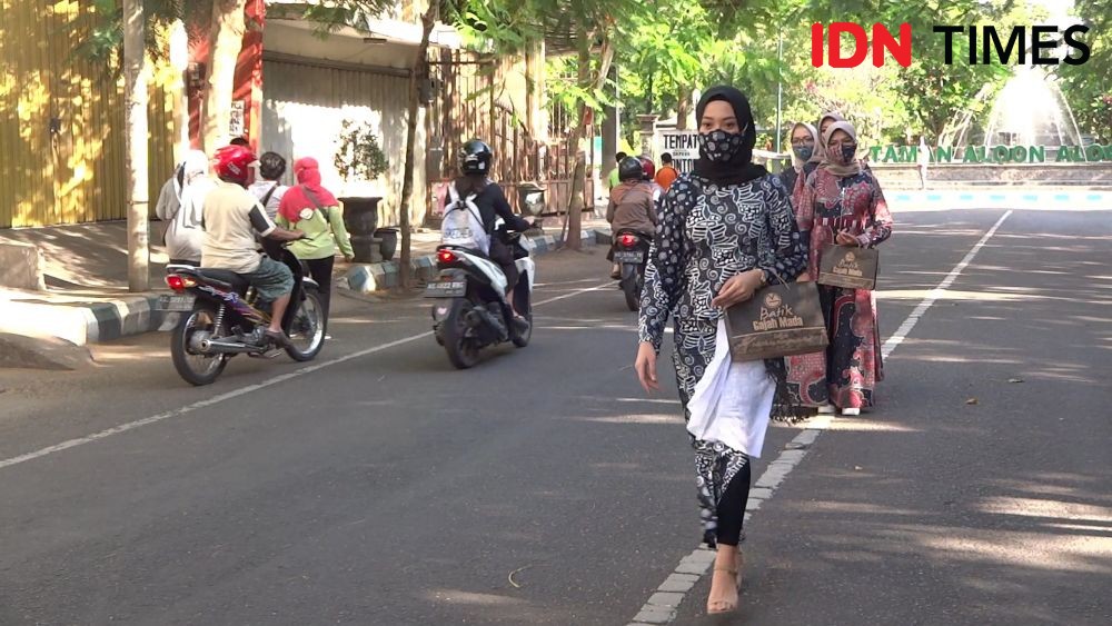 Peringatan Hari Batik di Tulungagung, Fashion Show dan Bagikan Masker 
