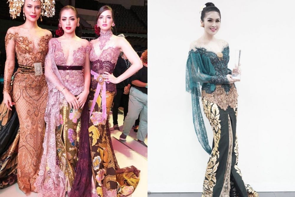 10 Adu Glamor Nia Ramadhani vs Sandra Dewi, Sama-sama Memikat Mata
