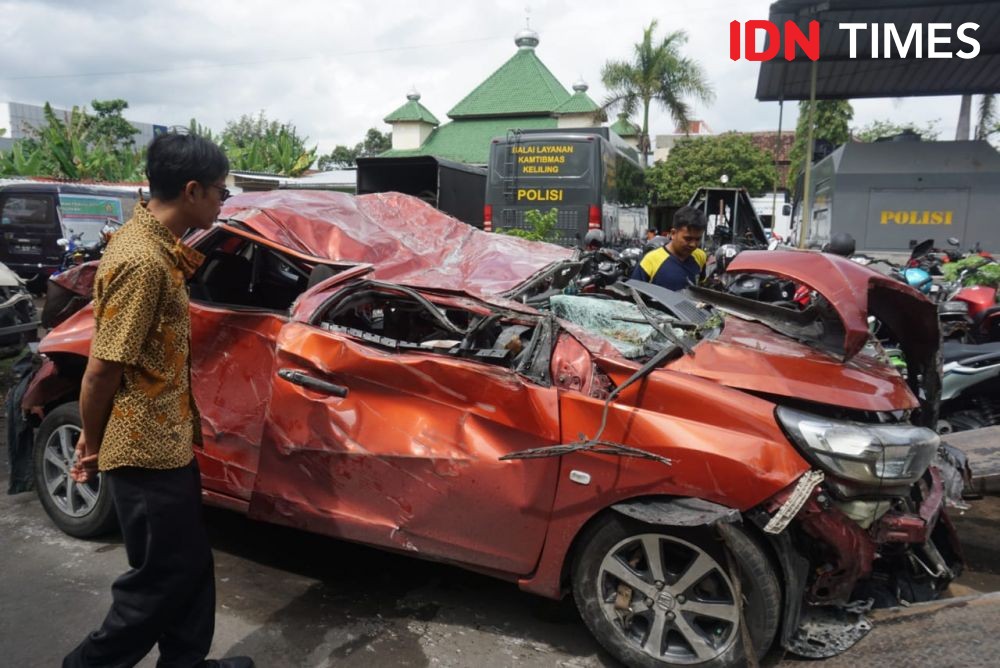 Sopir Mobilio dalam Kecelakaan Maut di Jalan Magelang Negatif Alkohol