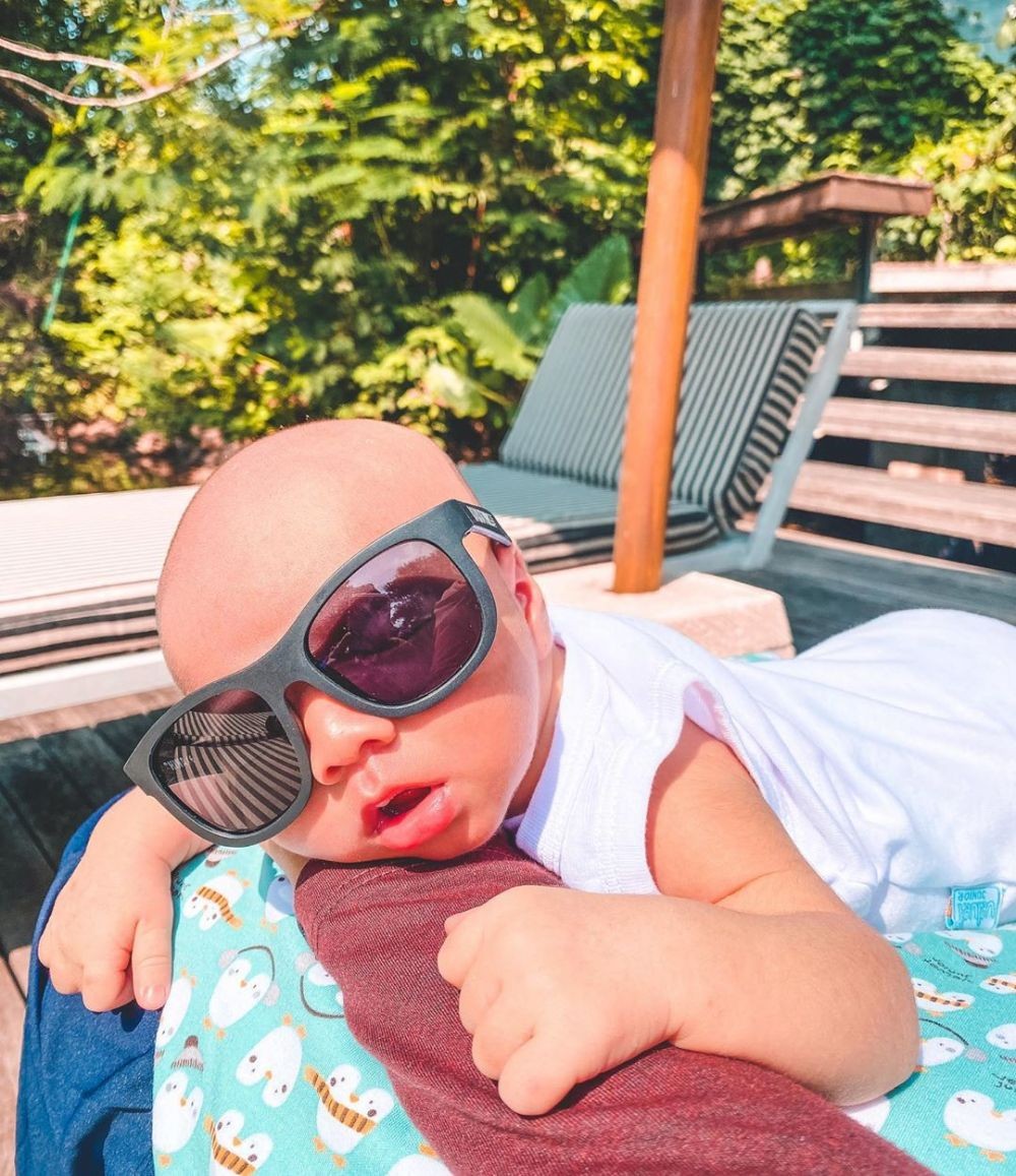 Gemas! 9 Pose Pemotretan Baby Air, Anak Irish Bella dan Ammar Zoni