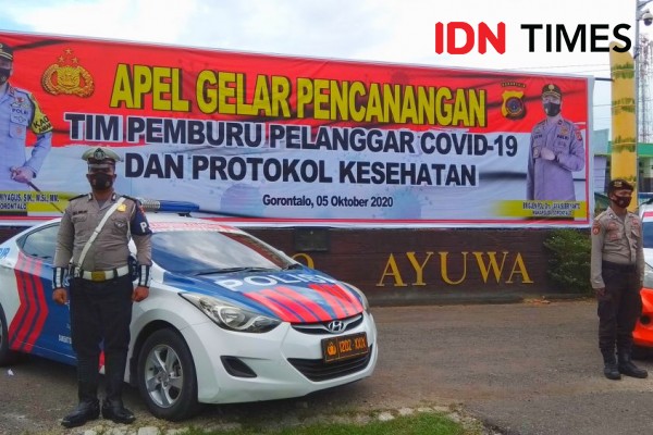 Warga Gorontalo, Polda Bentuk Tim Pemburu Pelanggar Protokol COVID-19
