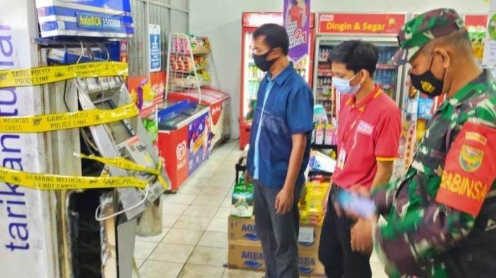 Jebol Plafon Minimarket, Maling Bobol ATM yang Baru Diisi Rp800 Juta