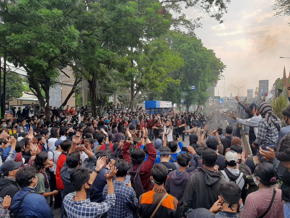 Kapolda Banten Sebut Aksi Mahasiswa di Serang Disusupi Kelompok Anarki