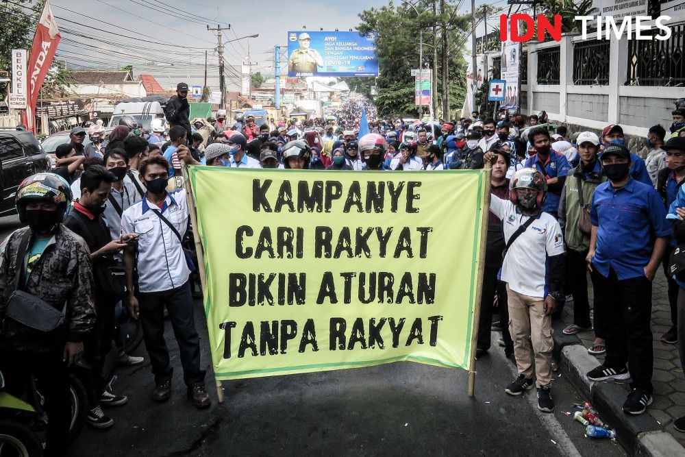 Tolak Omnibus Law, Buruh di Sumut akan Mogok Kerja Sampai 8 Oktober