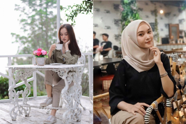 10 Potret Penjaga Warung yang Viral Disebut Mirip Anya Geraldine