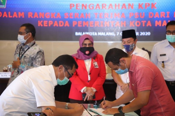 Pengembang Perumahan Kota Malang Resmi Serahkan PSU ke Pemkot Malang