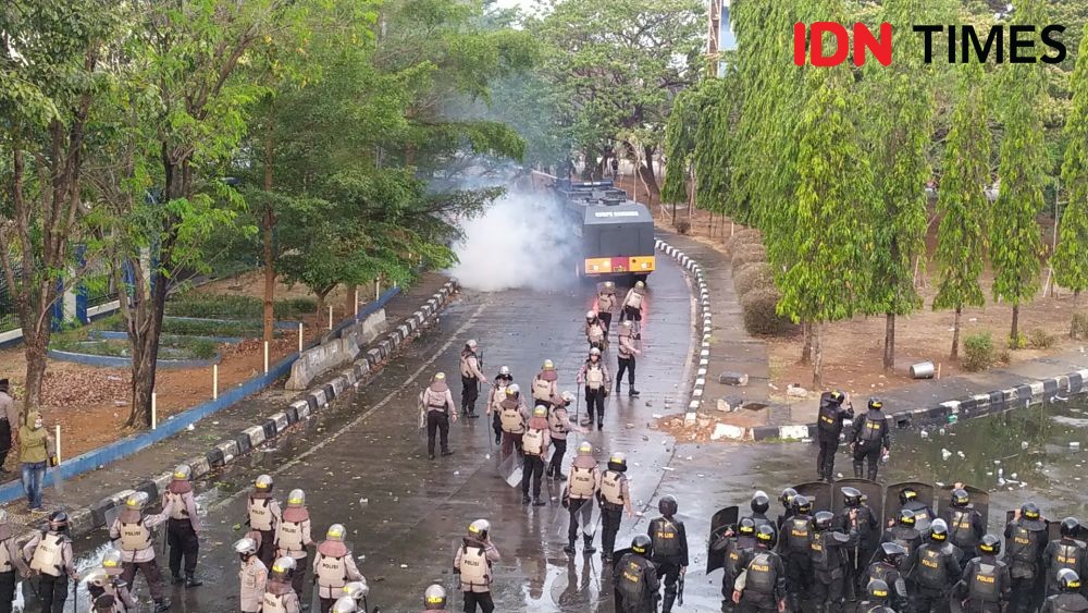 30 Demonstran Omnibus Law Ditangkap di Makassar Reaktif Rapid Test