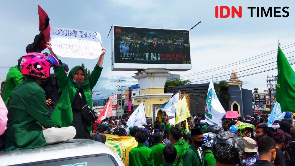Demo UU Ciptaker di Gorontalo, Dua Mahasiswa Luka Berat di Kepala