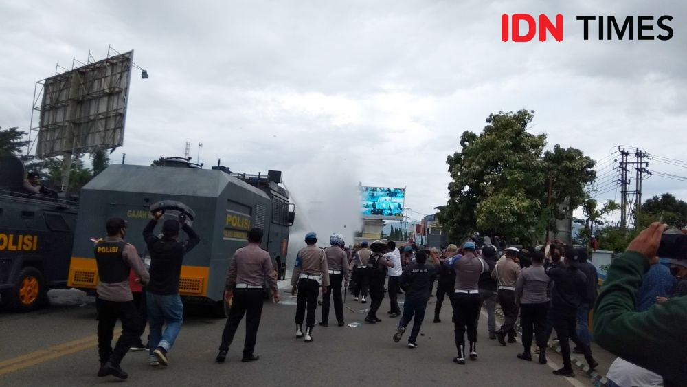 Demo UU Ciptaker di Gorontalo, Dua Mahasiswa Luka Berat di Kepala