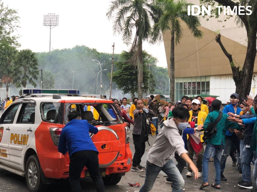 Waduh, Ada 499 Siswa Palembang yang Ikut Demo Ditangkap Polisi