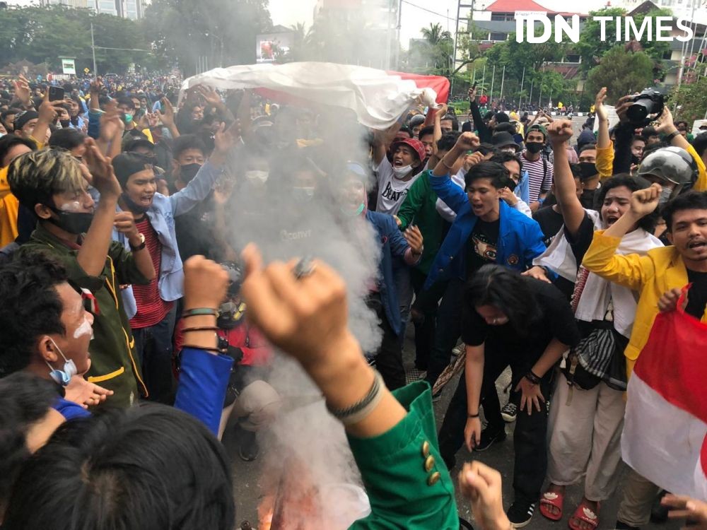 Waduh, Ada 499 Siswa Palembang yang Ikut Demo Ditangkap Polisi