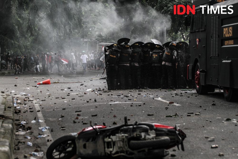 Demo Omnibus Law Ricuh, 655 Orang yang Ditangkap Dibebaskan Polisi
