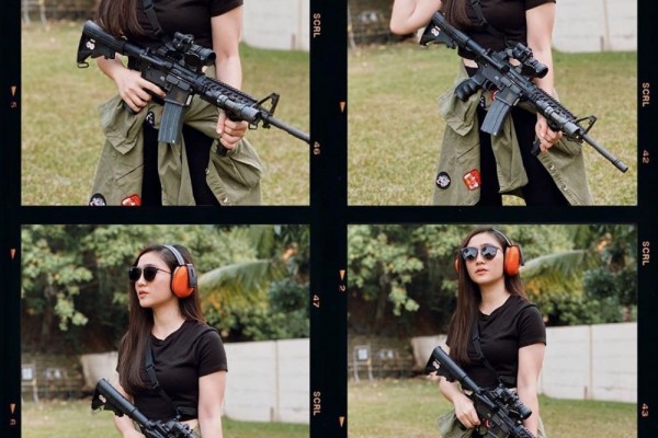 Tetap Cetar walau Berkeringat, 9 Style Febby Rastanty saat Olahraga