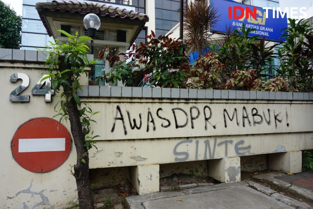 Kelompok Anarko Dituding Picu Kericuhan Demo Omnibus Law di Semarang