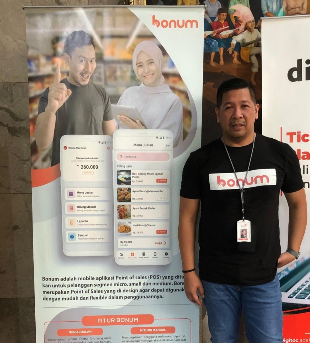 Mudahkan Bisnis, Telkom Bikin Aplikasi Bonum untuk UMKM di Indonesia