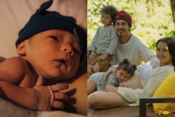 10 Momen Dahlia Poland dari Kehamilan hingga Melahirkan Anak Ketiga