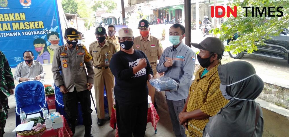 Gerakan Sejuta Masker, Pemkab Bantul Distribusikan 135 Ribu Masker