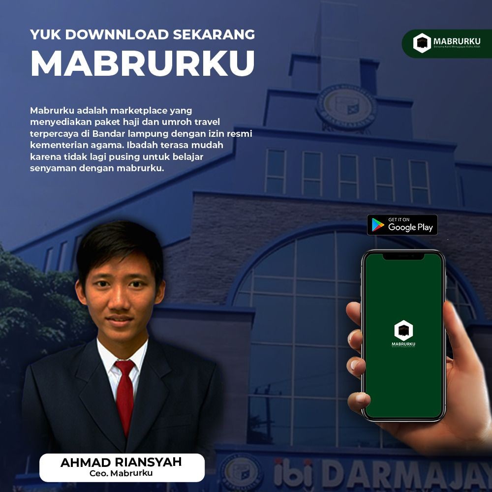 Cerita 2 Mahasiswa IIB Darmajaya Bikin Aplikasi UMKM dan Paket Umrah