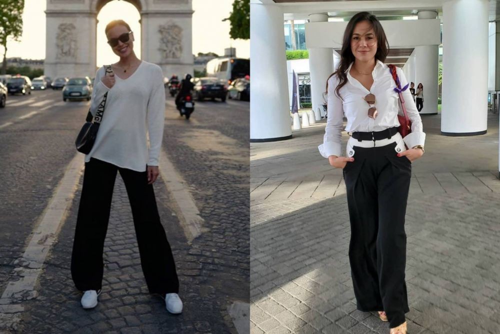 Awet Muda nan Modis, 10 Adu Gaya Sophia Latjuba Vs Wulan Guritno