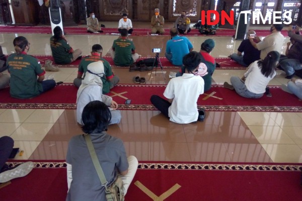 Aksi Tolak UU Cipta Kerja di Purbalingga Terapkan Protokol COVID-19
