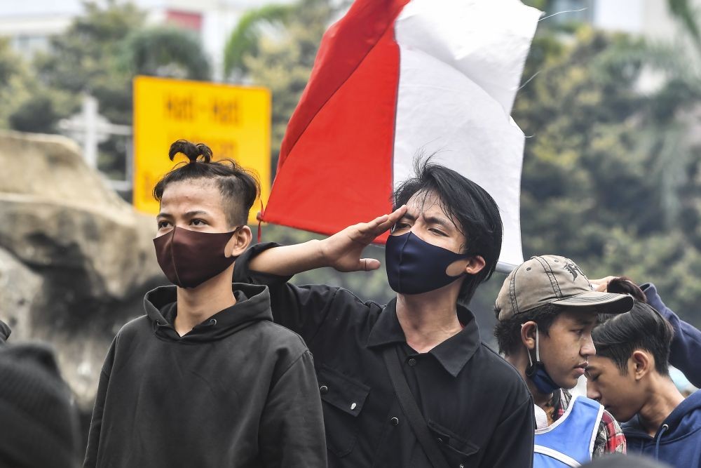 Buruh Demo Omnibus Law Di Istana Negara, Ribuan Personel Disiagakan