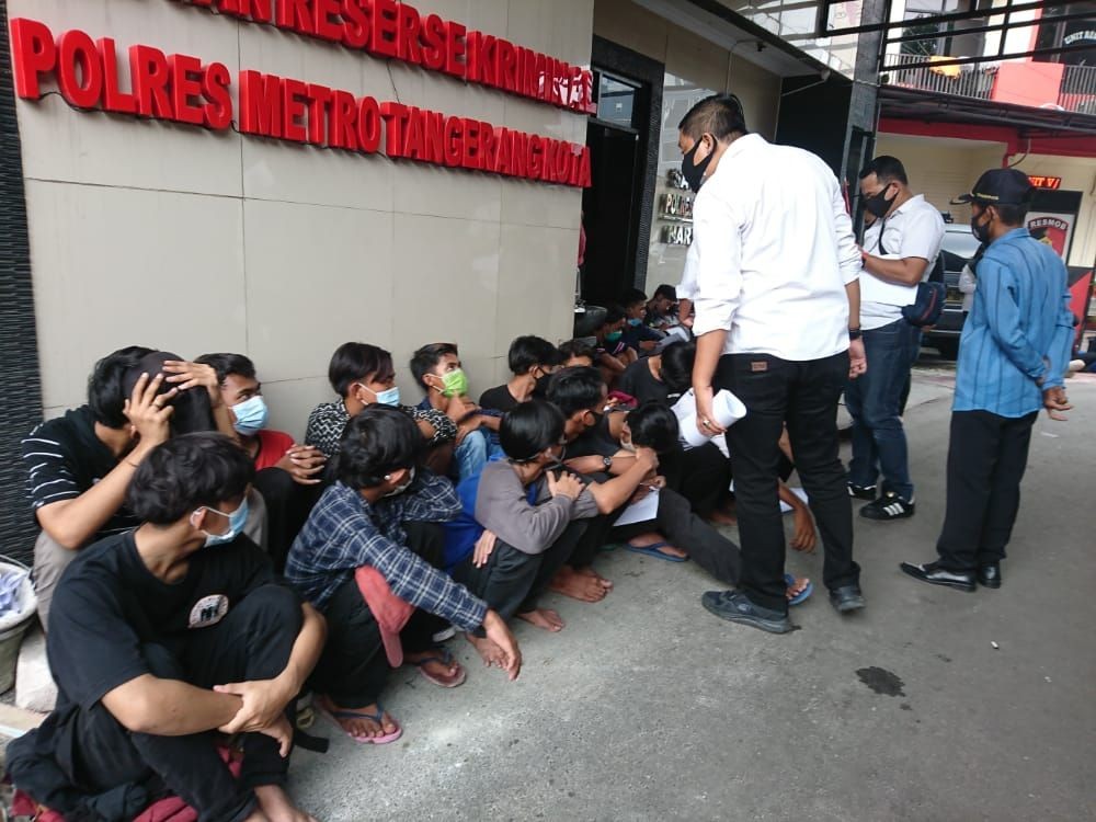 6  Demonstran Jadi Tersangka Pengeroyokan Polisi di Tangerang