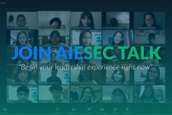 Tingkatkan Potensi Diri dan Skill, AIESEC USU Gelar Virtual Talk Show