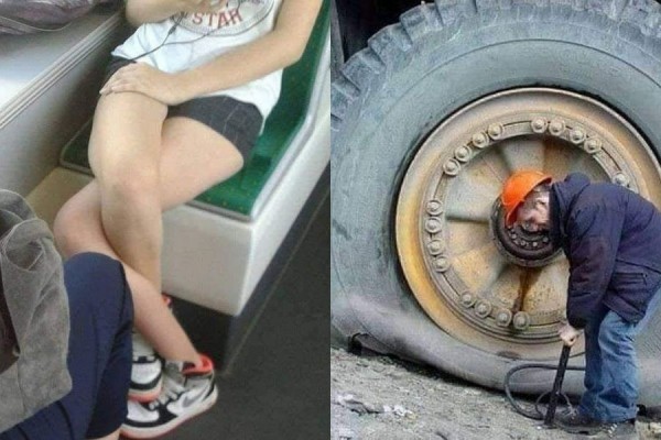 10 Potret Tingkah Absurd yang Terekam Kamera, Kamu Pernah Begini?