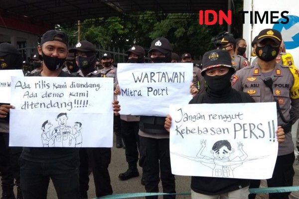 Jurnalis Sindir Polisi: Ada Rilis Kami Diundang, Demo Kami Ditendang!