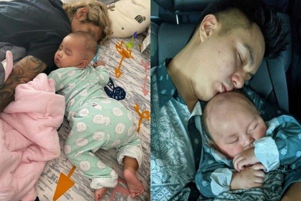 Potret Unyu 10 Artis Indonesia Tidur Bareng Anak