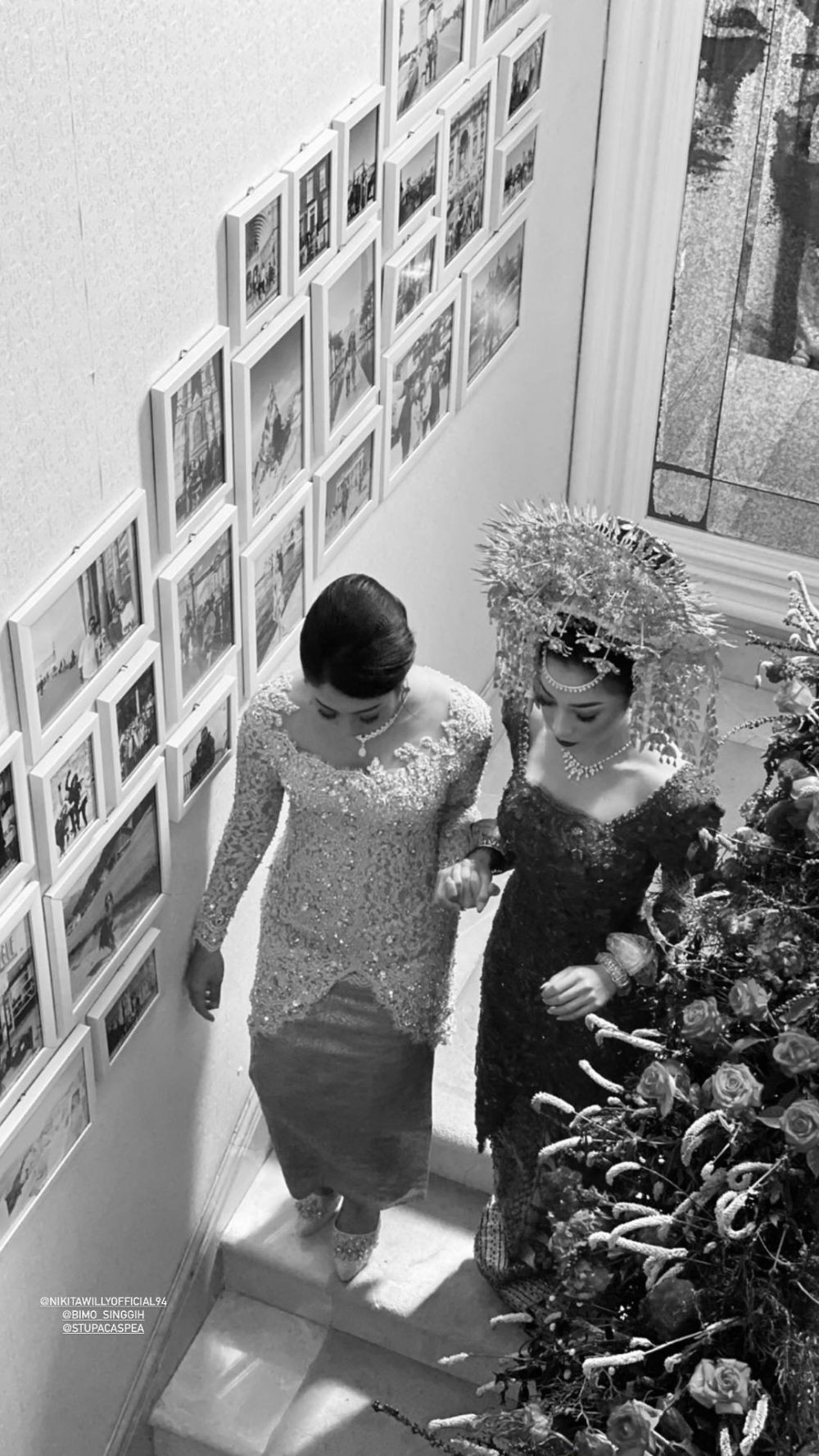 10 Potret Nikita Willy dengan Gaun Pengantin Minang, Rancak Bana!