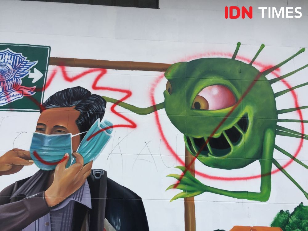 Komunitas Mural Medan Kecewa, Karya Seni Protokol Kesehatan Dicoret