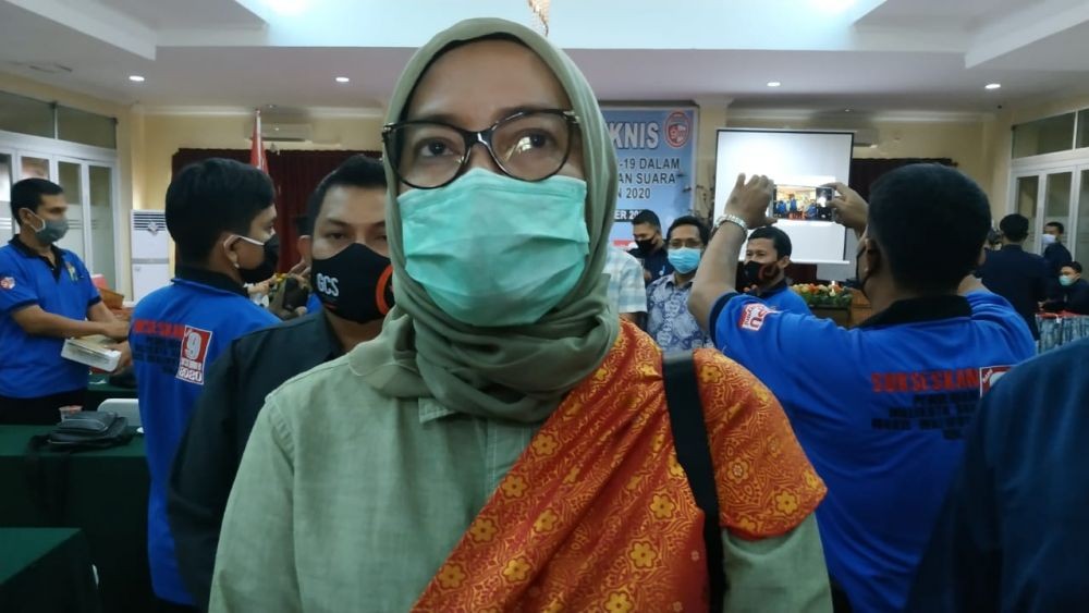 Evi Novida Ginting Ingatkan KPU Daerah Sediakan Bilik Khusus COVID-19