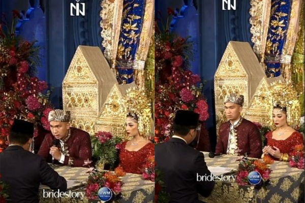 11 Momen Haru Akad Nikah Nikita Willy dan Indra Priawan