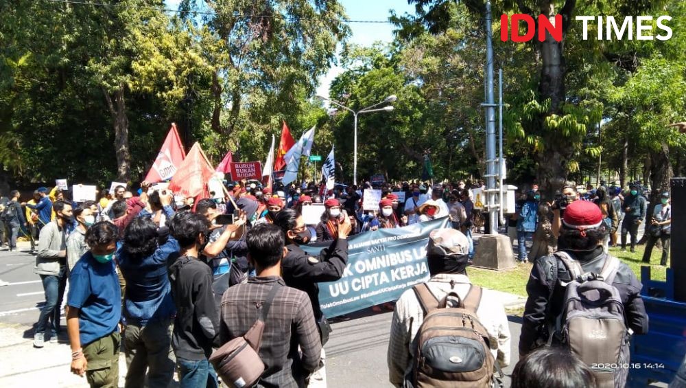 Polda Bali Kirim 100 Personel ke Jakarta, Amankan Demo UU Cipta Kerja 