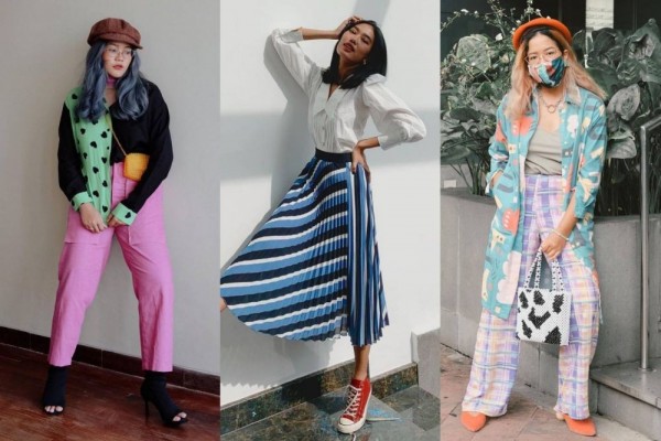 12 Ide Mix and Match Tabrak Warna untuk ke Kampus, Bikin Mood Happy!